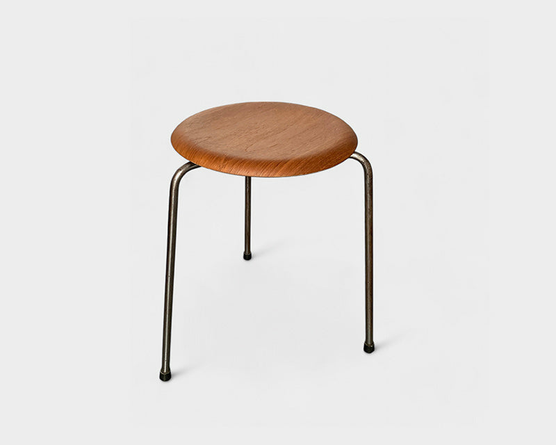 Dot stool by Arne Jacobsen for Fritz Hansen in Teak, 1965 – Bert