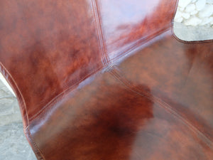 Pair vintage butterfly chairs by Jorge Ferrari Hardoy, disassembly possible, new covers
