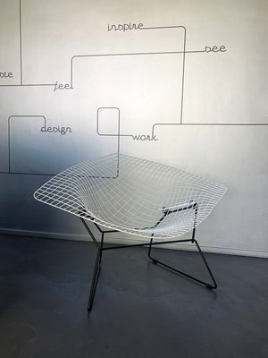Big Diamond chair by Harry Bertoia for Knoll International 1960s, restored