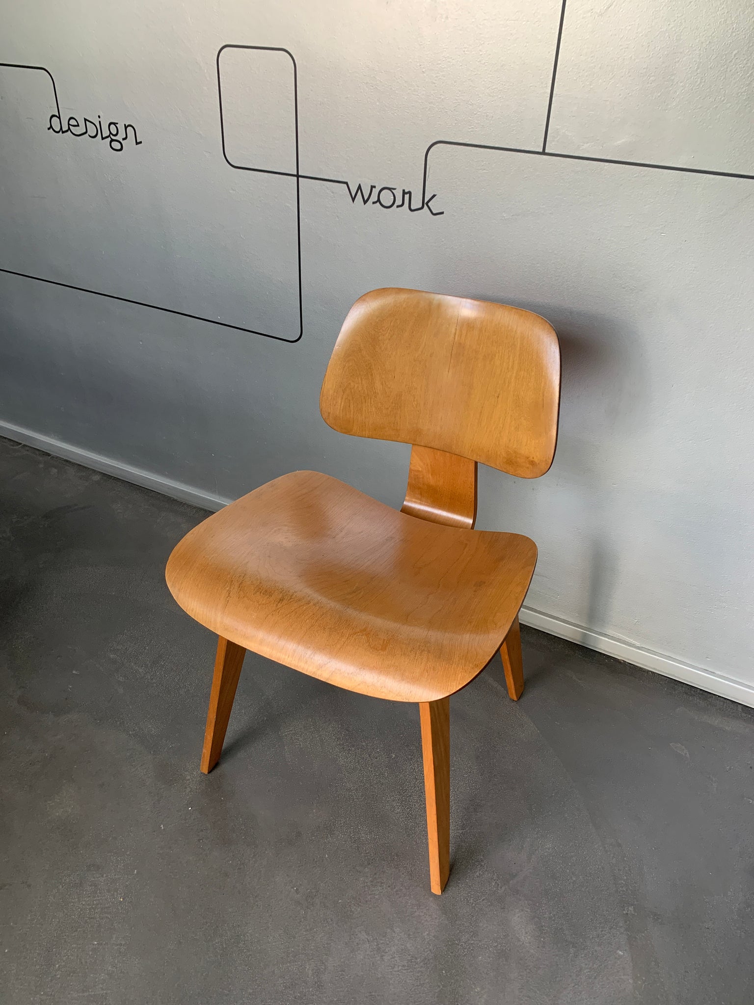 DCW Dining Chair Wood by Charles & Ray Eames for Herman Miller, 1950s