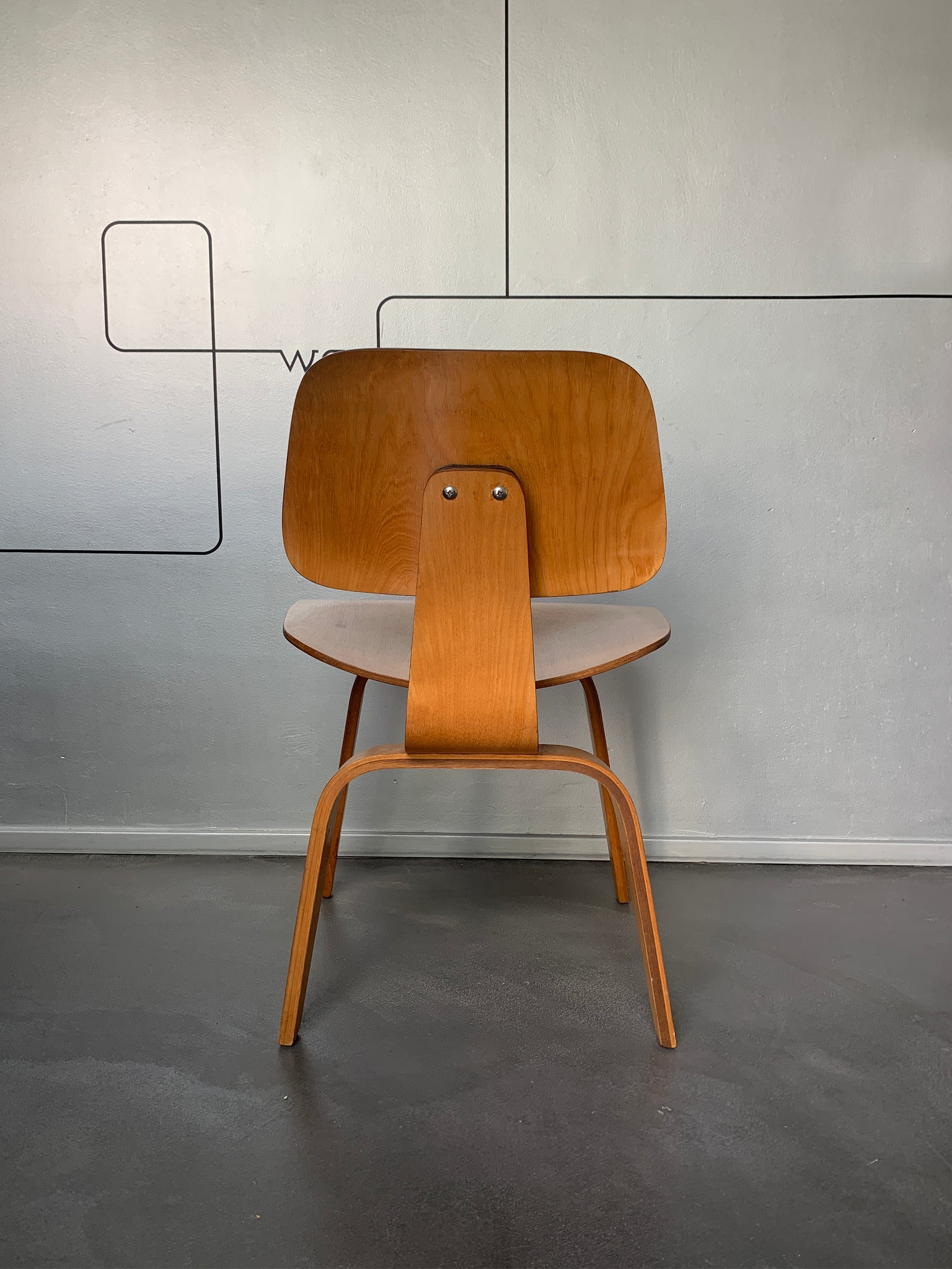 DCW Dining Chair Wood by Charles & Ray Eames for Herman Miller, 1950s