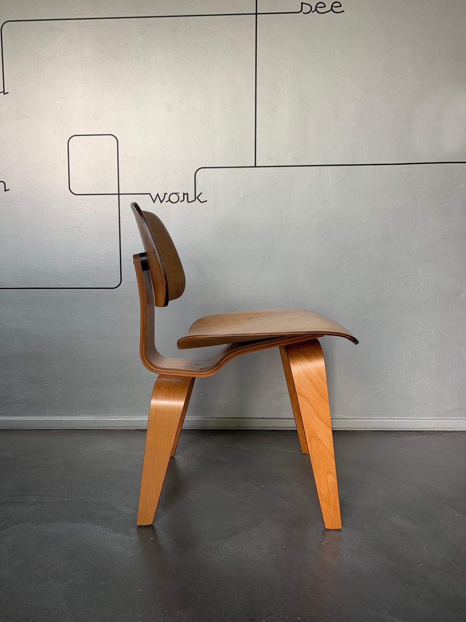 DCW Dining Chair Wood by Charles & Ray Eames for Herman Miller, 1950s