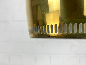 Golden Bell Pendant Lamp in solid Brass Alvar Aalto for Louis Poulsen, 1950s