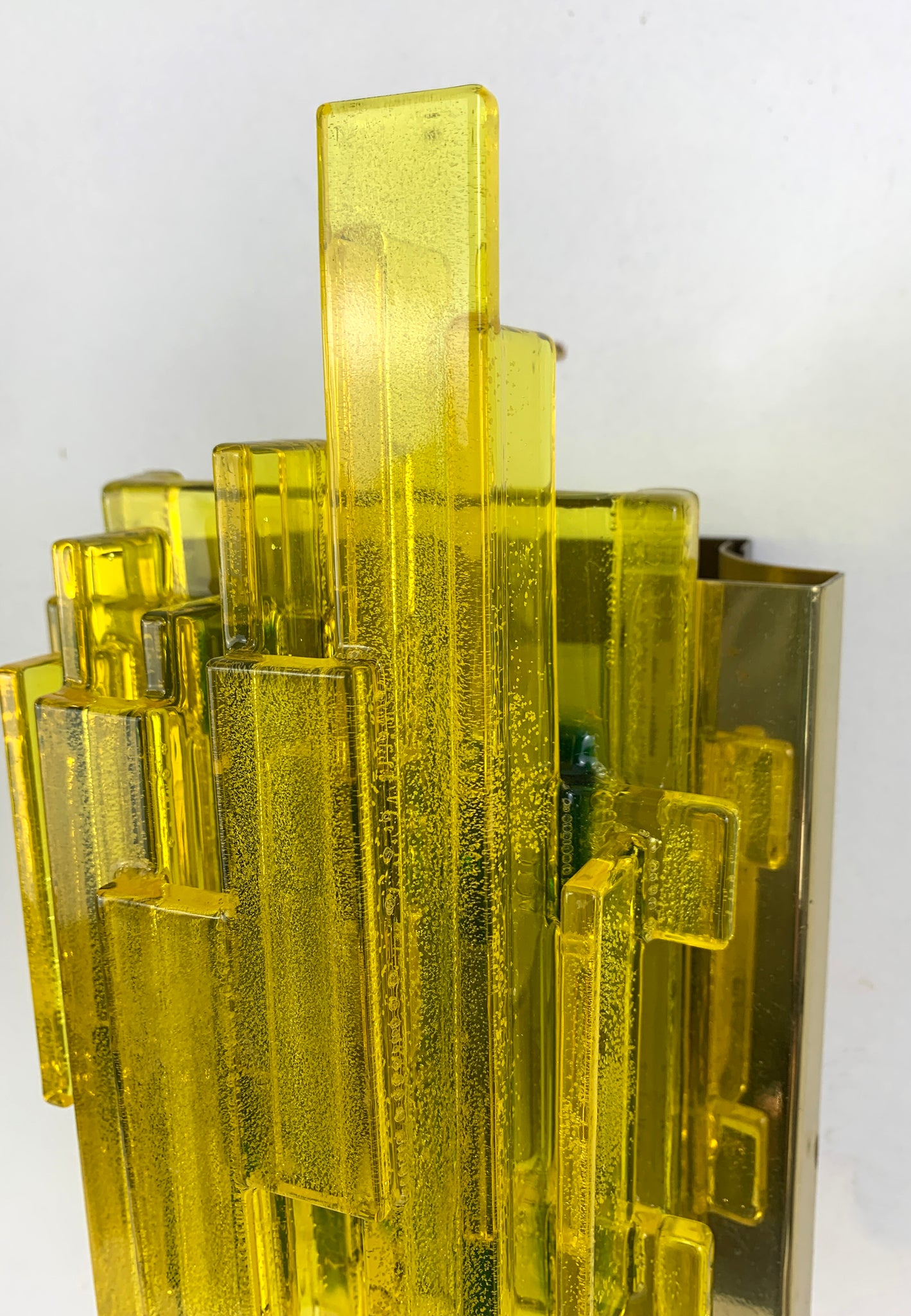 Pair Brutalist Wall Lights, Claus Bolby for Cebo Industri, Denmark, 1970s