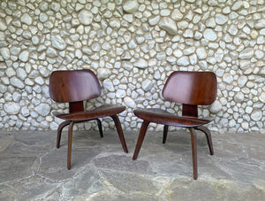 LCW Lounge Chair Wood Walnut, Charles & Ray Eames Evans / Herman Miller 1948-49