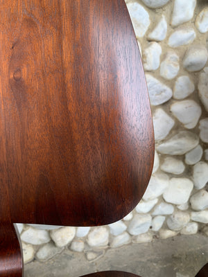 Pair LCW Lounge Chairs Wood Walnut, Charles & Ray Eames Evans / Herman Miller 1948-49