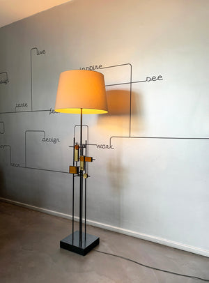 Mid-Century Floor Lamp by Svend Aage Holm Sorensen, Denmark 1960s