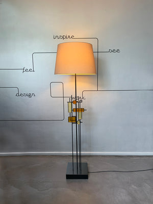 Mid-Century Floor Lamp by Svend Aage Holm Sorensen, Denmark 1960s