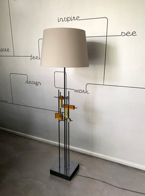 Mid-Century Floor Lamp by Svend Aage Holm Sorensen, Denmark 1960s