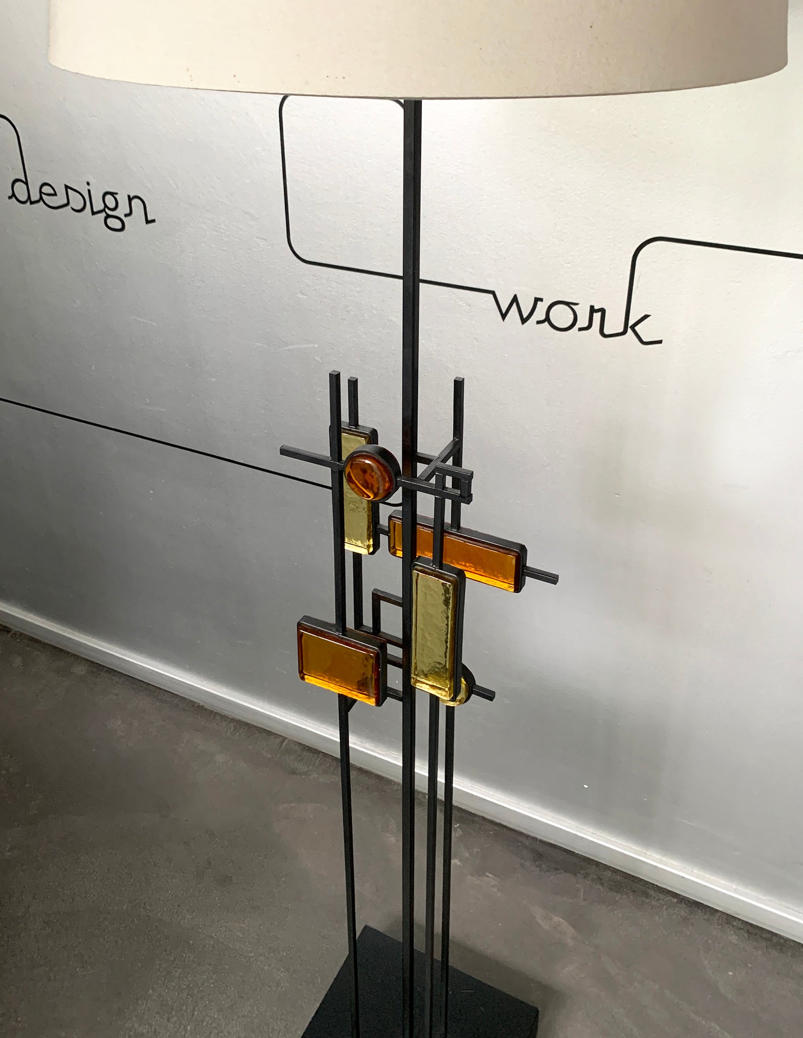Mid-Century Floor Lamp by Svend Aage Holm Sorensen, Denmark 1960s