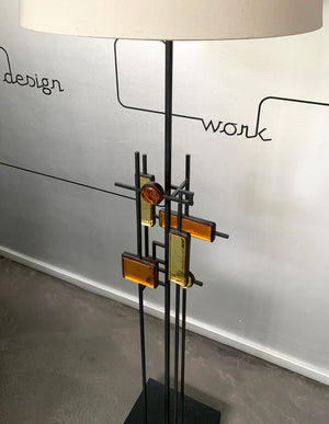 Mid-Century Floor Lamp by Svend Aage Holm Sorensen, Denmark 1960s