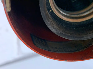 Red Equator Pendant Lamp by Jo Hammerborg for Fog & Mørup, 1960s