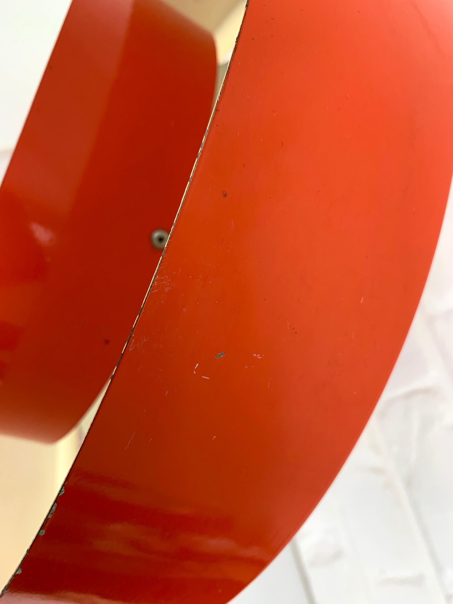 Red Equator Pendant Lamp by Jo Hammerborg for Fog & Mørup, 1960s