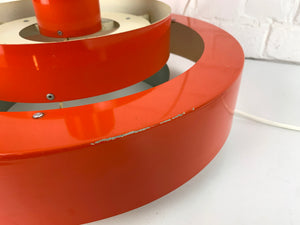 Red Equator Pendant Lamp by Jo Hammerborg for Fog & Mørup, 1960s