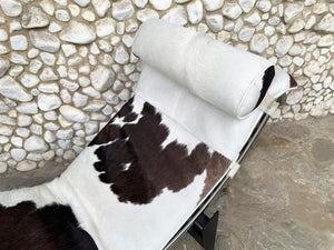 LC4 Chaise Longue by Le Corbusier, Jeanneret & Charlotte Perriand, Cassina, Cowhide, 1980s