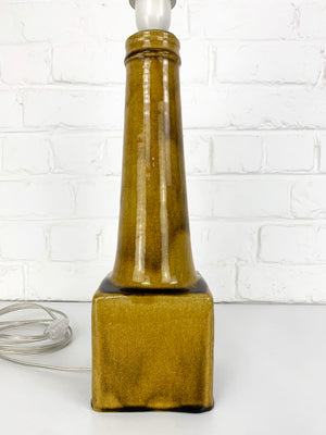Danish Modernist Ceramic Table Lamp, Stoneware, Nils Kähler for HAK Denmark 1960