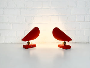 Mid-Century Wall Lights Erik Warna for EWA, Sweden, 1950s, set of 2