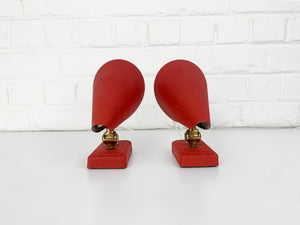 Mid-Century Wall Lights Erik Warna for EWA, Sweden, 1950s, set of 2