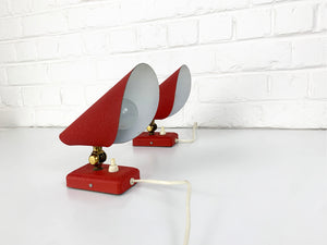 Mid-Century Wall Lights Erik Warna for EWA, Sweden, 1950s, set of 2