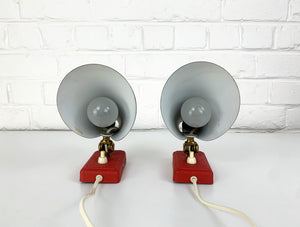 Mid-Century Wall Lights Erik Warna for EWA, Sweden, 1950s, set of 2