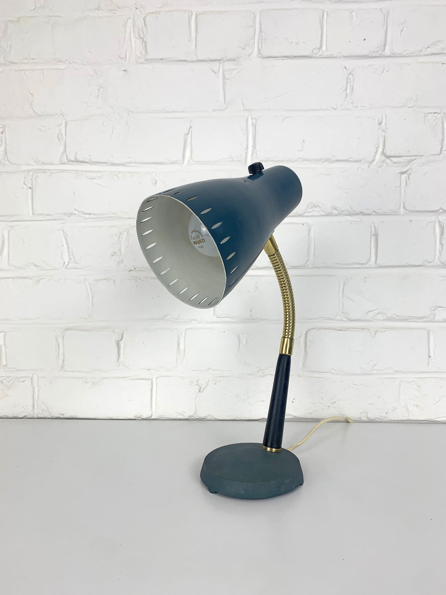 Mid-Century Desk Lamp by A.B. Armaturhantverk, Sweden, 1950s
