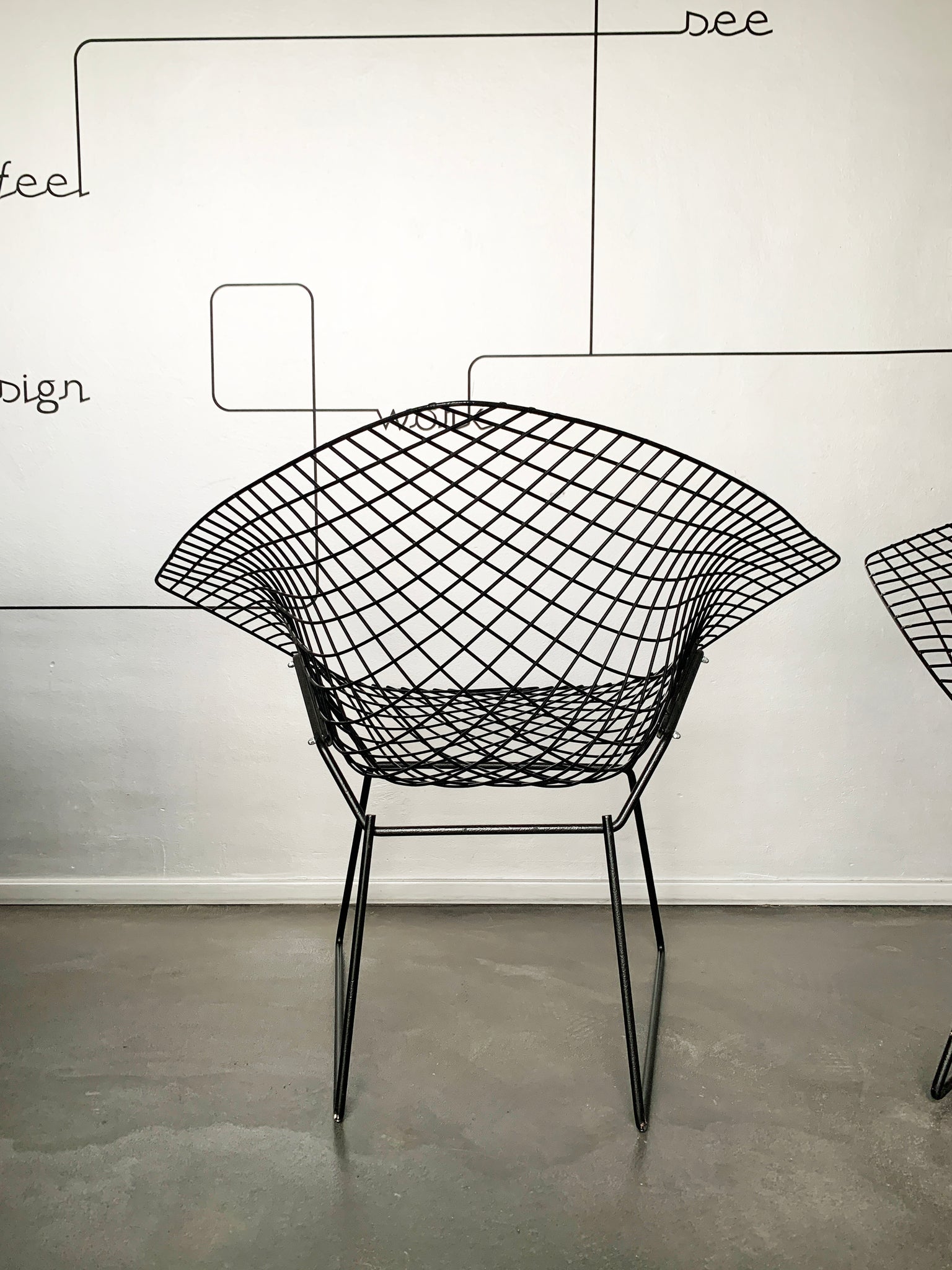 Pair of Diamond chairs, Harry Bertoia for Knoll International, 1960s