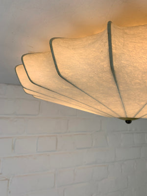 Cocoon Flush ceiling light, Friedel Wauer for Goldkant Leuchten, 1960s