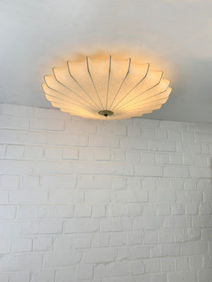 Cocoon Flush ceiling light, Friedel Wauer for Goldkant Leuchten, 1960s