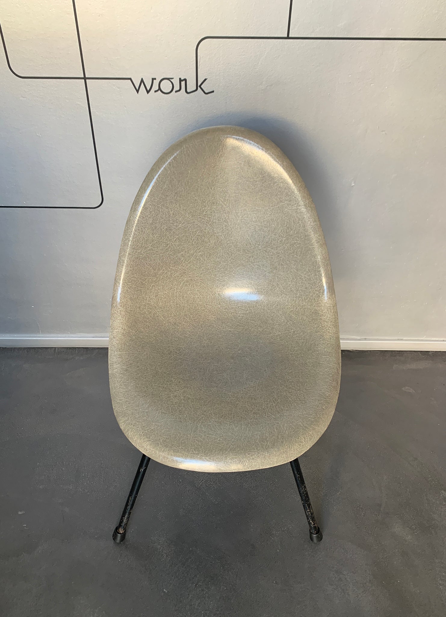 Zenith Plastics Fiberglass Side Chair by Sol Fingerhut 1950's