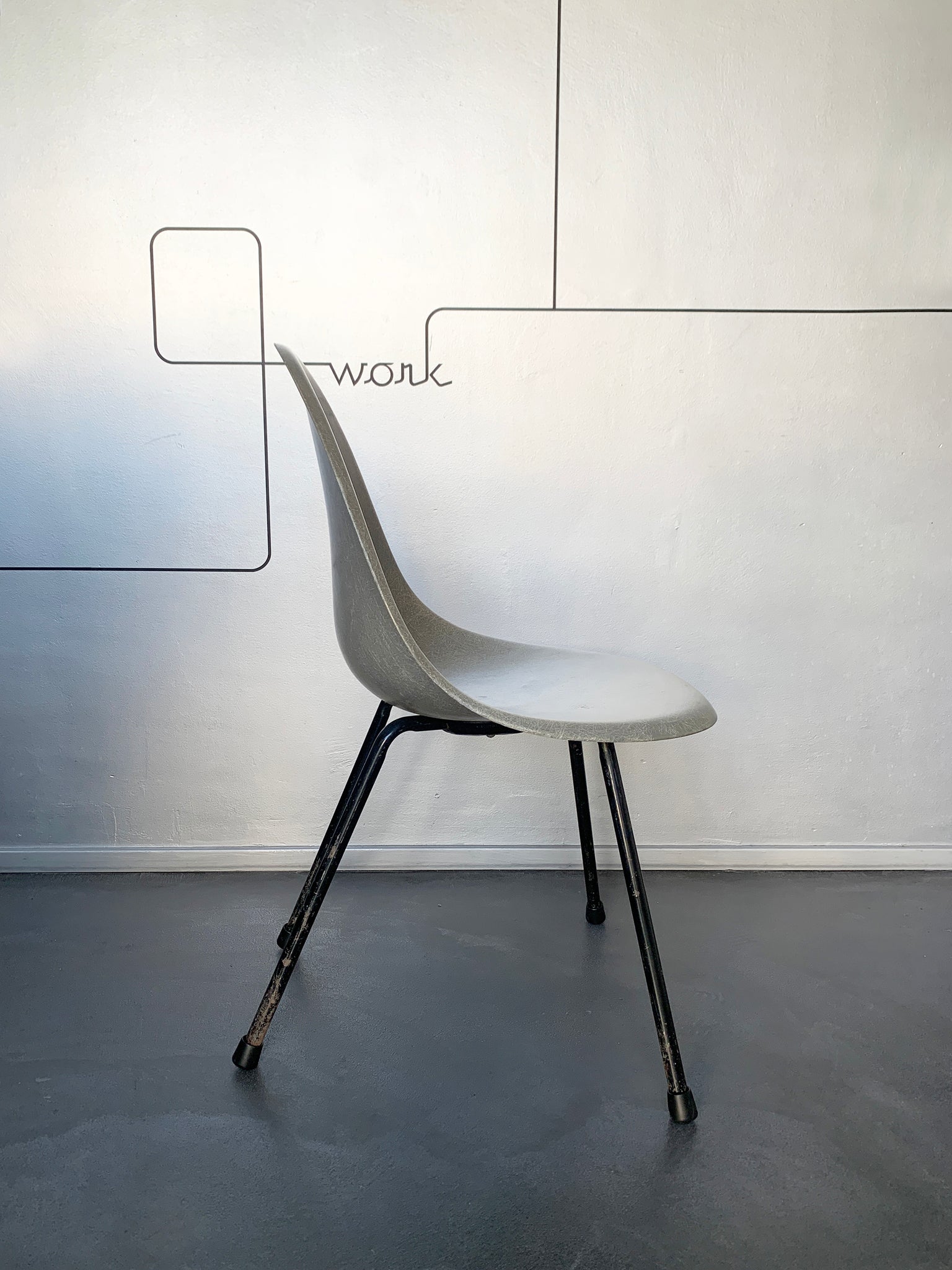 Zenith Plastics Fiberglass Side Chair by Sol Fingerhut 1950's