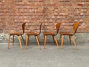 Dining Chairs by Norman Cherner for Plycraft USA, 1960s, Set of 4