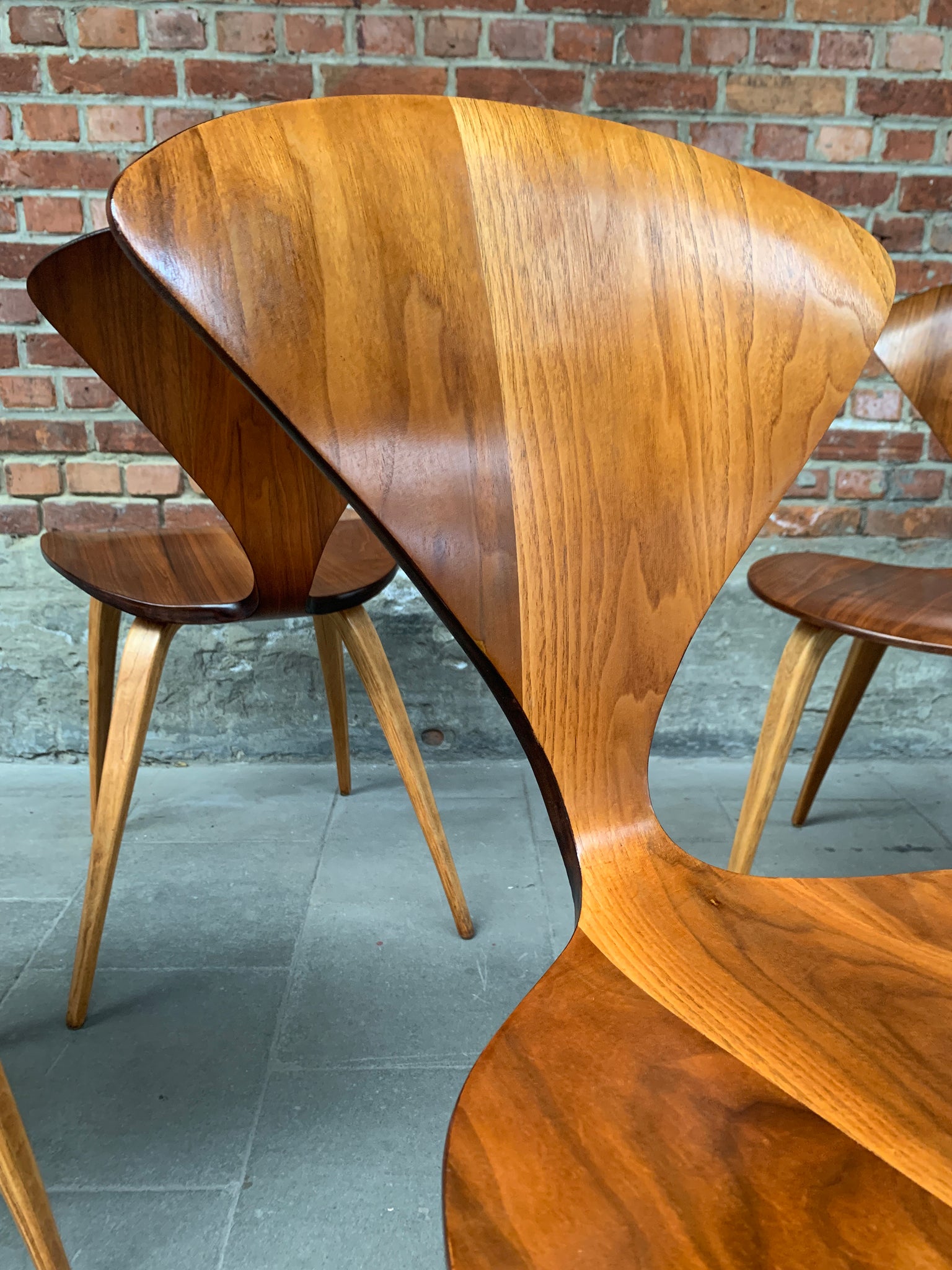 Dining Chairs by Norman Cherner for Plycraft USA, 1960s, Set of 4