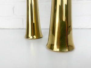 Jens Quistgaard Brass Candlesticks JHQ Dansk Design Candle Holders