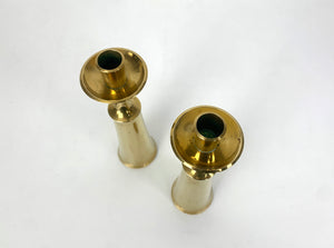 Jens Quistgaard Brass Candlesticks JHQ Dansk Design Candle Holders