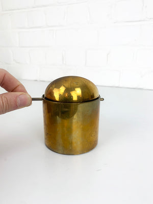 Brass Ashtray by Arne Jacobsen for SAS Hotel by Stelton, Cylinda-Line, 1960