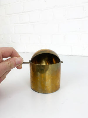 Brass Ashtray by Arne Jacobsen for SAS Hotel by Stelton, Cylinda-Line, 1960