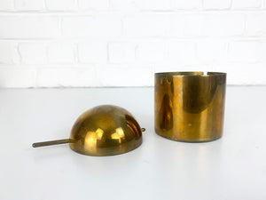 Brass Ashtray by Arne Jacobsen for SAS Hotel by Stelton, Cylinda-Line, 1960