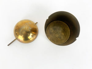 Brass Ashtray by Arne Jacobsen for SAS Hotel by Stelton, Cylinda-Line, 1960