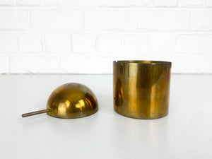 Brass Ashtray by Arne Jacobsen for SAS Hotel by Stelton, Cylinda-Line, 1960