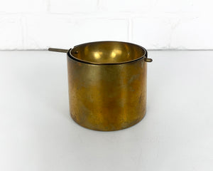 Brass Ashtray by Arne Jacobsen for SAS Hotel by Stelton, Cylinda-Line, 1960