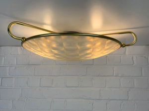 Large Flush Ceiling or Wall Lamp from Erco Leuchten, Germany, 1950s