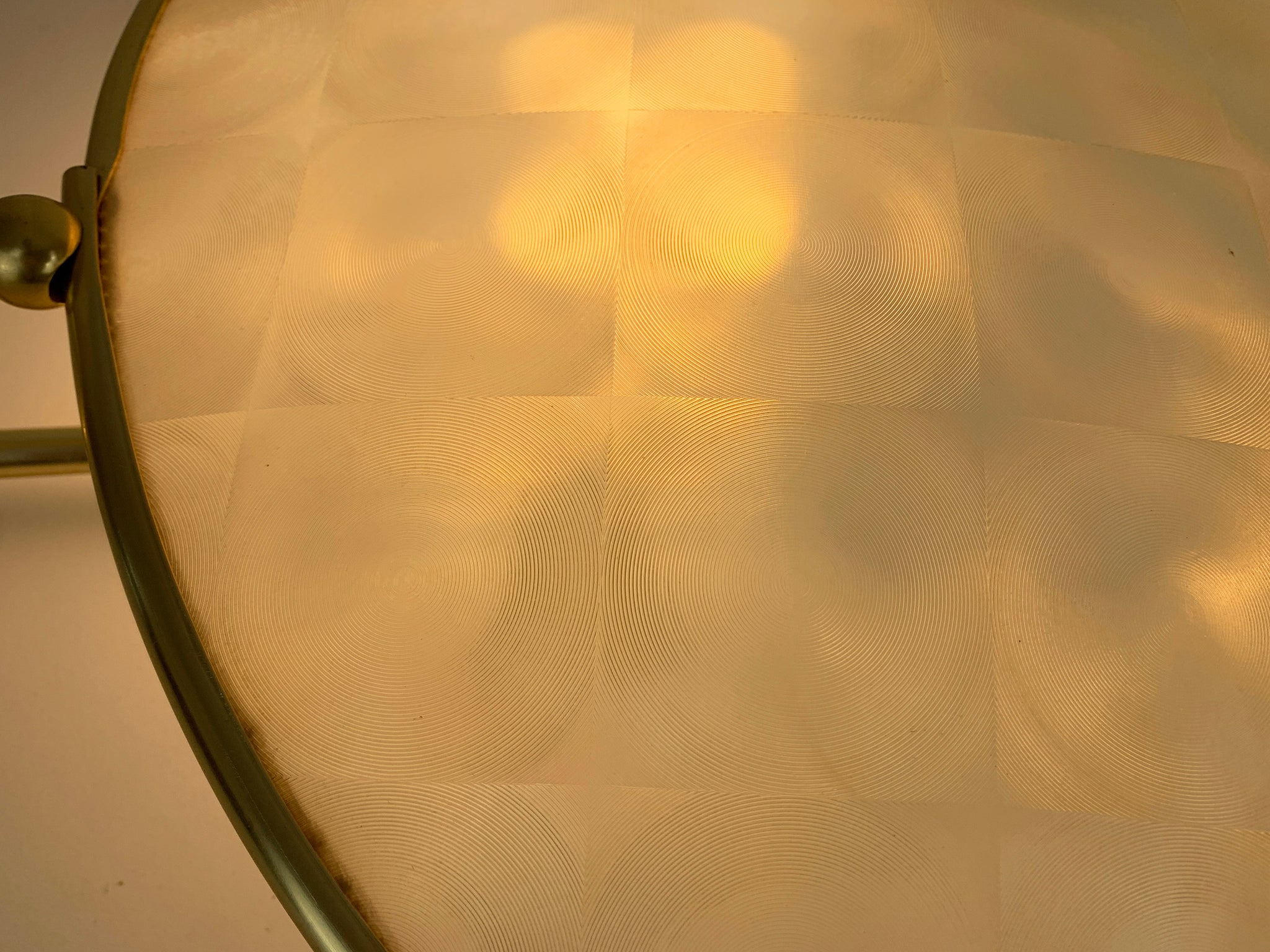 Large Flush Ceiling or Wall Lamp from Erco Leuchten, Germany, 1950s