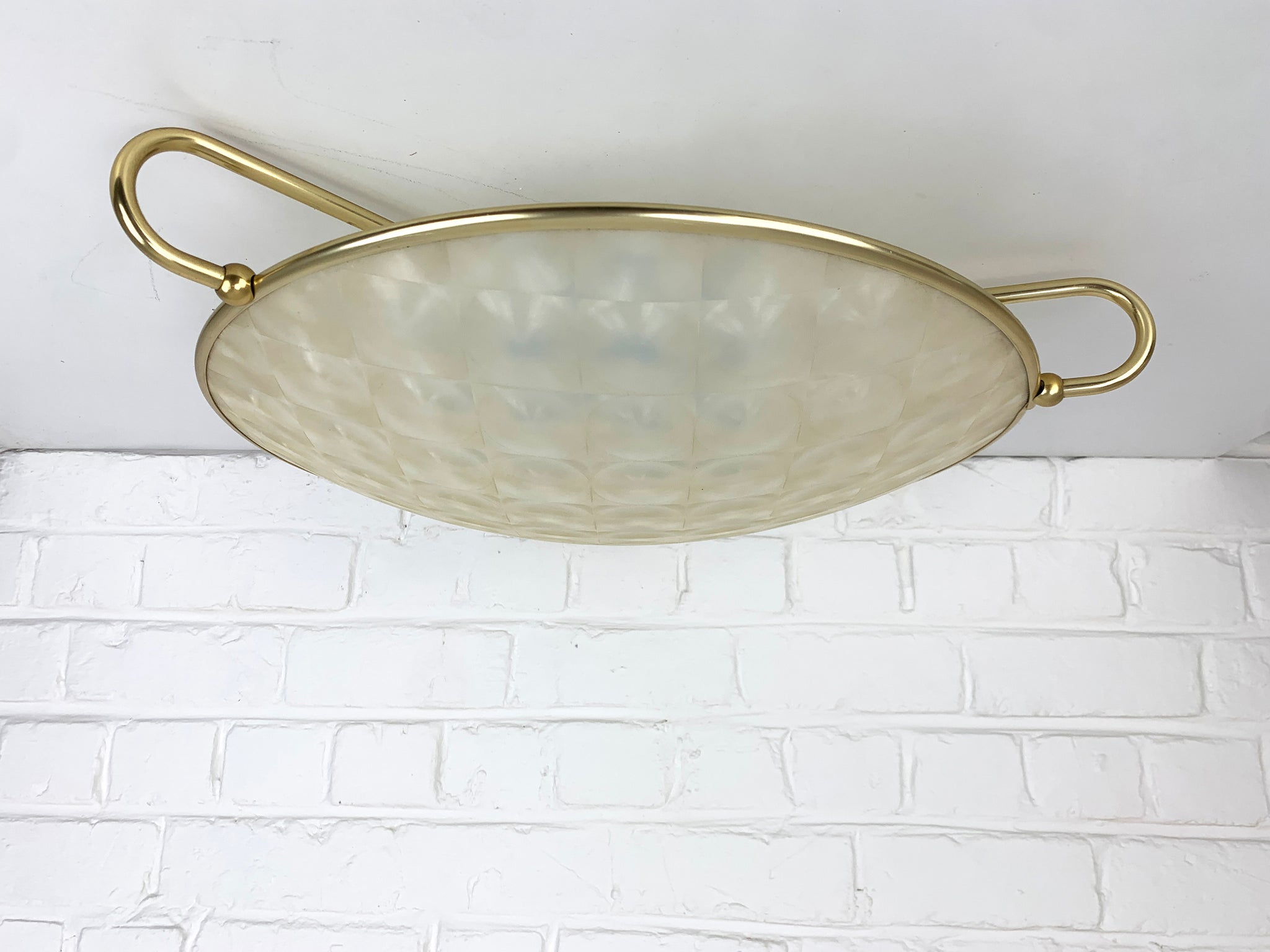 Large Flush Ceiling or Wall Lamp from Erco Leuchten, Germany, 1950s