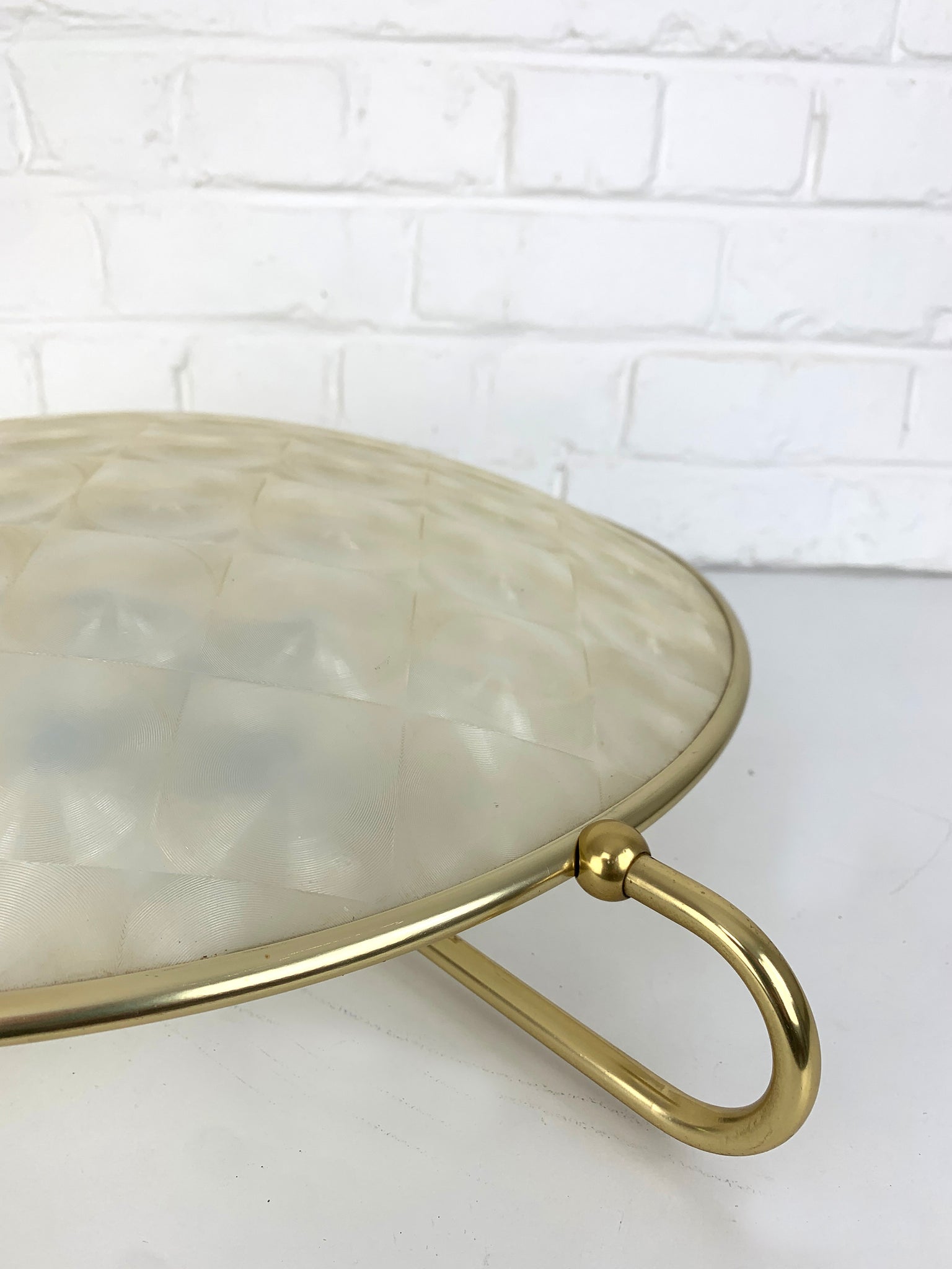 Large Flush Ceiling or Wall Lamp from Erco Leuchten, Germany, 1950s