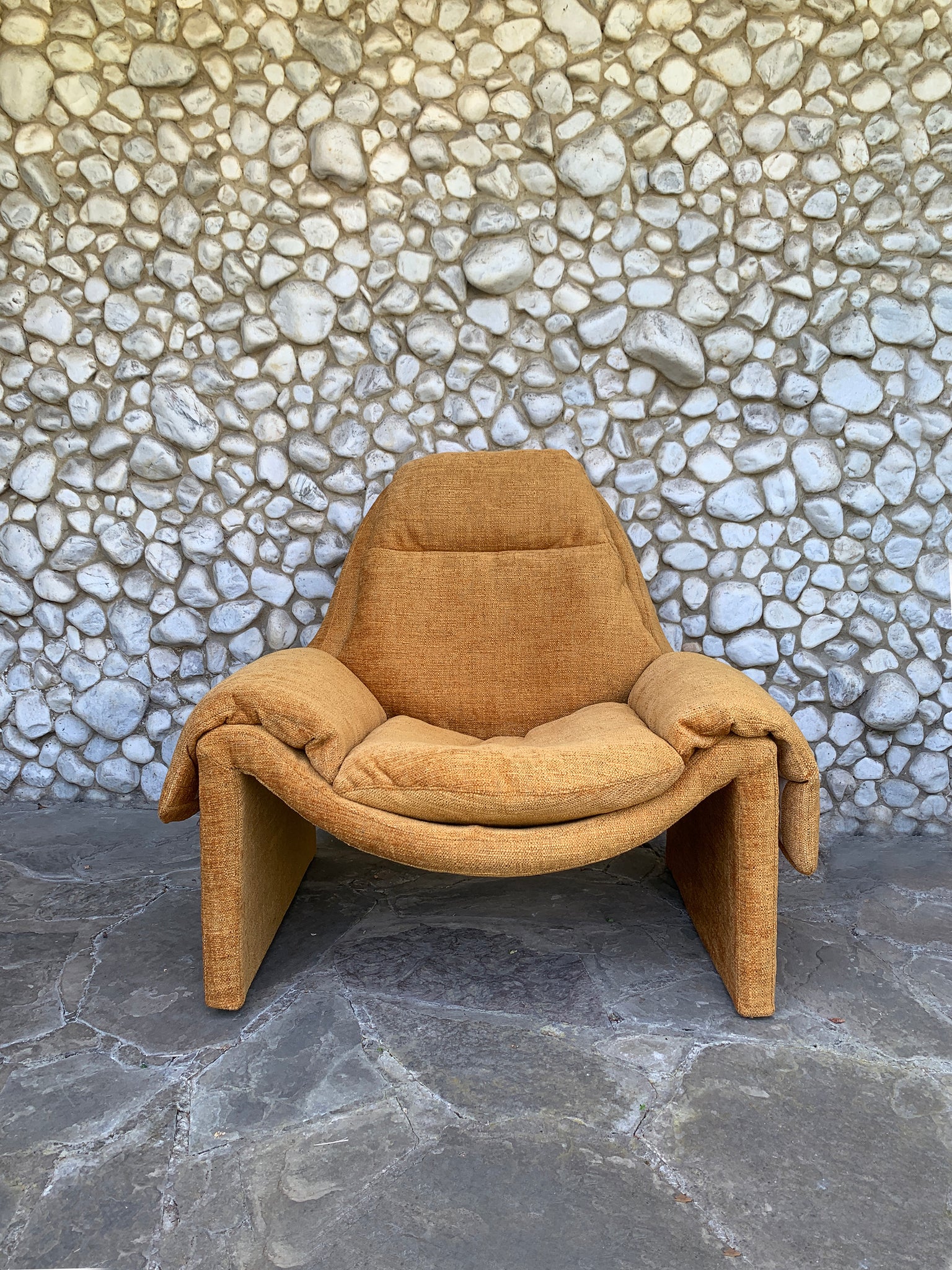 Vittorio Introini P60 lounge chair for Saporiti, Italy 1970s