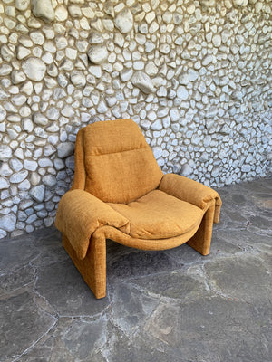 Vittorio Introini P60 lounge chair for Saporiti, Italy 1970s