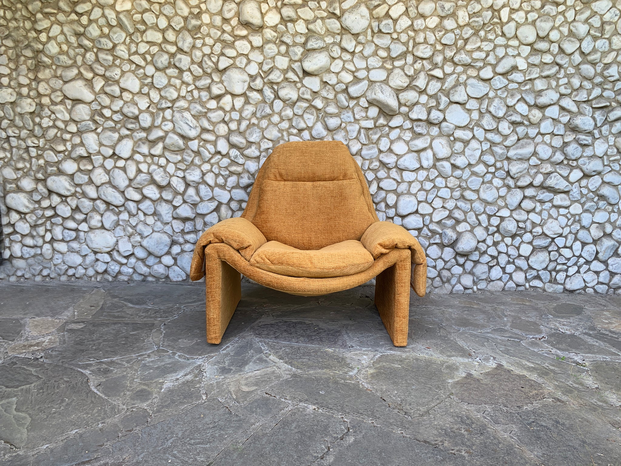 Vittorio Introini P60 lounge chair for Saporiti, Italy 1970s