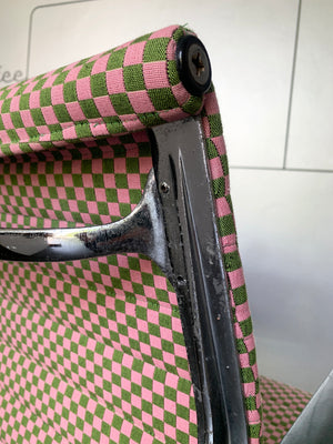 Eames EA117 Office Chair, Herman Miller 1960s – New Checker Fabric by Alexander Girard