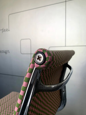 Eames EA117 Office Chair, Herman Miller 1960s – New Checker Fabric by Alexander Girard