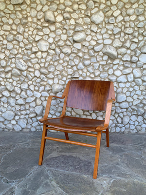 AX Lounge Chair, Peter Hvidt and Orla Mølgaard-Nielsen for Fritz Hansen, 1960s